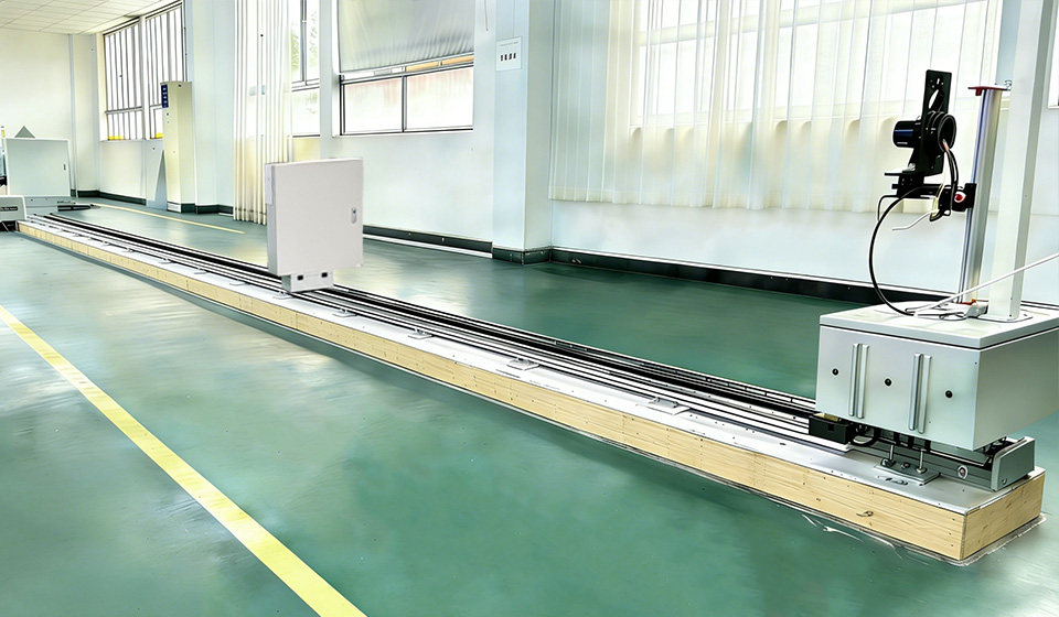 10 m rail-mounted radar calibration system at JiaJia Eye